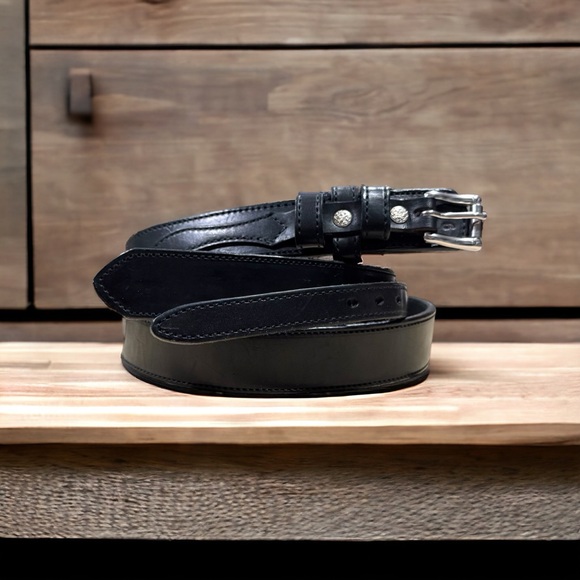 HANKS BELTS The Ranger Belt 1.5” Black Sz 46 - Picture 1 of 4